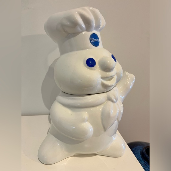 Vintage Pillsbury Doughboy ceramic cookie jar - Picture 2 of 6